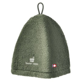 Totonoi Japan Sauna Hat, Imabari Sauna Hat, Imabari Towel, Sauna Cap, Washable, Made in Japan, Unisex, Towel Fabric, Water Absorption (Khaki)
