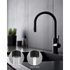 Metal Pull Down Kitchen Faucet Head Replacement with 15 Adapters,