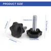 Pack of 20 Wing Screws, KINHARD Hexagonal Head Knurled Screw,