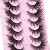 Fox Eye Lashes Wispy Faux Mink Lashes Volume Fairy Cat