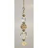 Trace Ellements Glimmering Gold Rhinestone and Clear Crystal Glass Ceiling