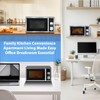 Techomey Microwave Countertop 0.7 Cu.ft. Compact Small Microwave 700W, 6