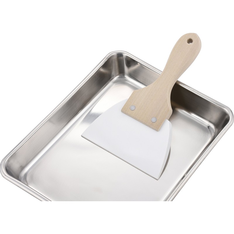 Wahei Freiz Ajido Series AD-145 Rubber Spatula with Wooden Handle,