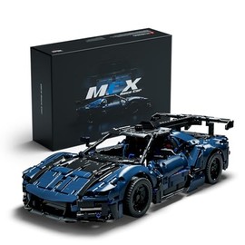 Nifeliz MCX - Juego de construcción de coche de carreras para adultos, modelo deportivo coleccionable a escala 112, regalo ideal para amantes de las
