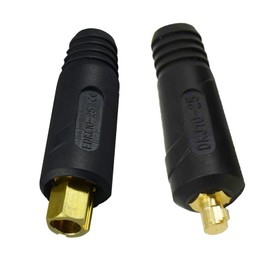 RIVERWELD TIG Welding Cable Panel Connector-plug DKJ10-25 & EDKL10-25 200Amp Dinse Quick Fitting 2pcs