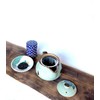 Kutani [Teapot/Teapot] Large Combi Mountain Tea Flower [Back Picture]