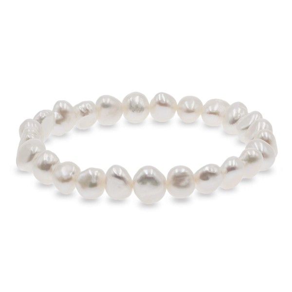 Secret & You | White and Coloured Baroque Pearl Bracelet,