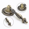 Biaungdo 4 Pack Antique Style Bronze Tear Drop Knobs Pulls,