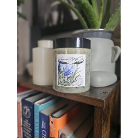 All Natural Moisture Scrub Hand and Body 8oz/100% Natural and Handmade/Naturally Healthy bodycare/Exfoliating Hydrating skincare (Rosemary)