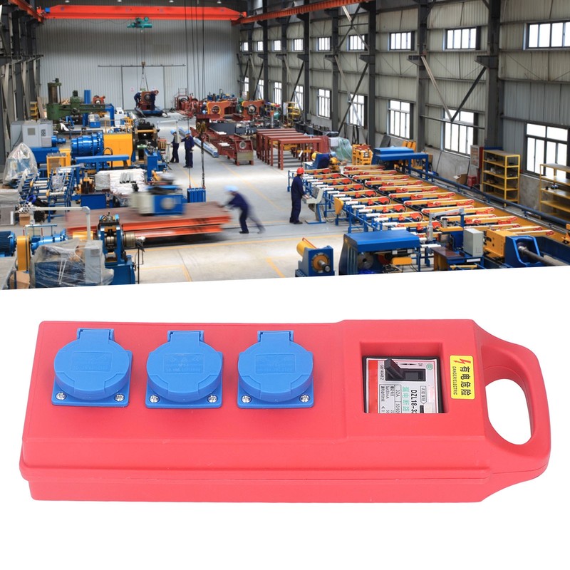 Portable Socket Box 3 Position 3 Hole Outlet IP54 Mobile