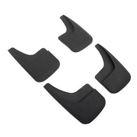 IKON MOTORSPORTS Mud Flap, Compatible with 2014-2018 GMC Sierra 1500, 2015-2019 Sierra 2500 3500 HD, 2019 Sierra 1500 Limited, Textured Black PP Mud Guards Splash, Front Rear 4PCS Set