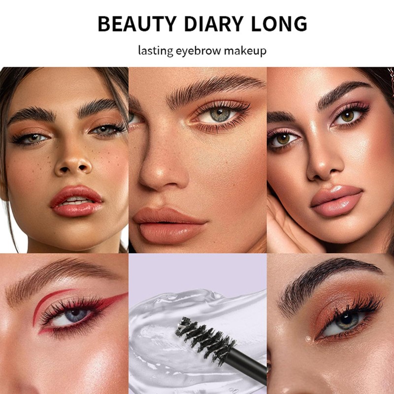 Eyebrow Gel Clear, Professional Makeup Brow Glue (Hyaline-2)
