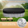 LXKCKJ Rectangular Pool Cover for Above Ground Pools, Solar Oval