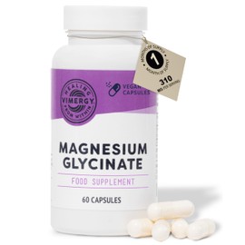 Vimergy Vimergy Magnesium Glycinate Mineral Supplement C Trial Size 30 Servings C Supports Energy & Reduces Fatigue C Tummy-Friendly Magnesium Supplement C Turmeric & Ginger C Gluten Free Non-GMO Keto/Paleo