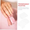OATIPHO 2pcs Nail Art Palette Acrylic Manicure Makeup Mixing Trays