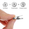 sourcing map 50 Sets Sewing Snap Buttons, 10mm Press Buttons