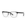 Emporio Armani Men's EA1139 Square Sunglasses, Matte Black/Demo Lens, 55