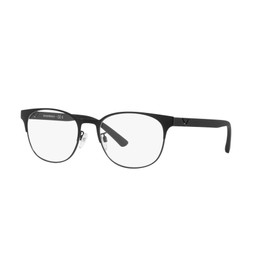 Emporio Armani Men's EA1139 Square Sunglasses, Matte Black/Demo Lens, 55 mm