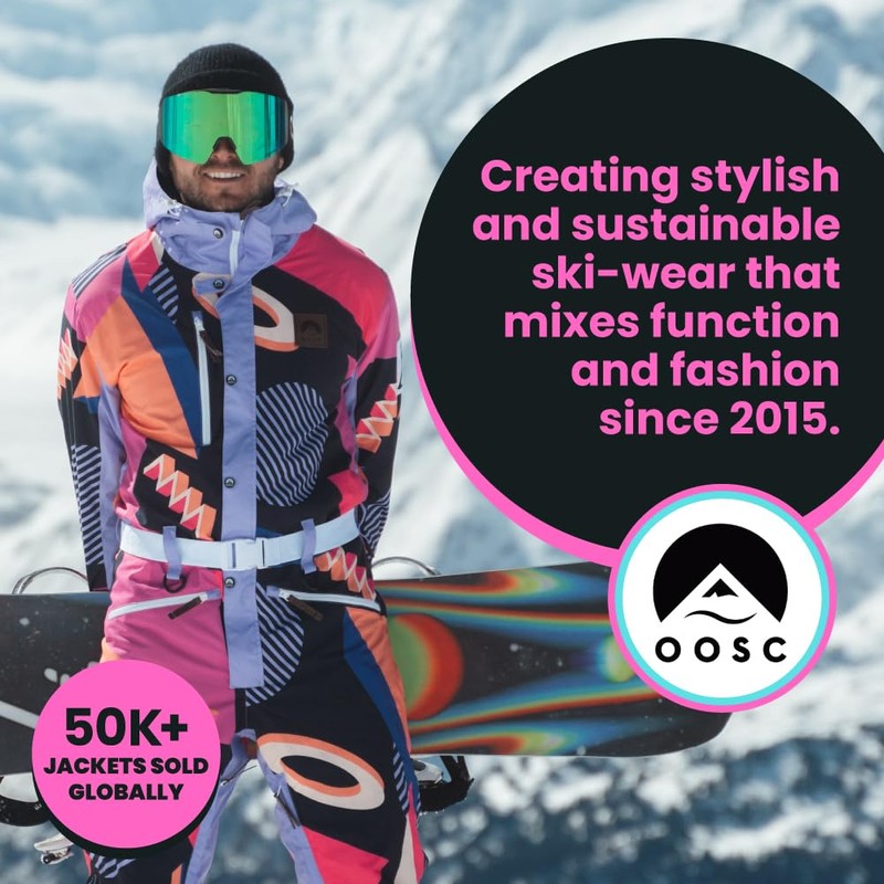 OOSC Afterparty Snowboard & Ski Jacket for Men, Size L