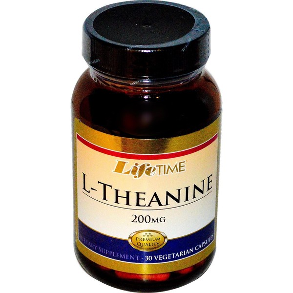 LIFETIME L-Theanine, Veg Cap (Btl-Glass) 200mg | 30ct