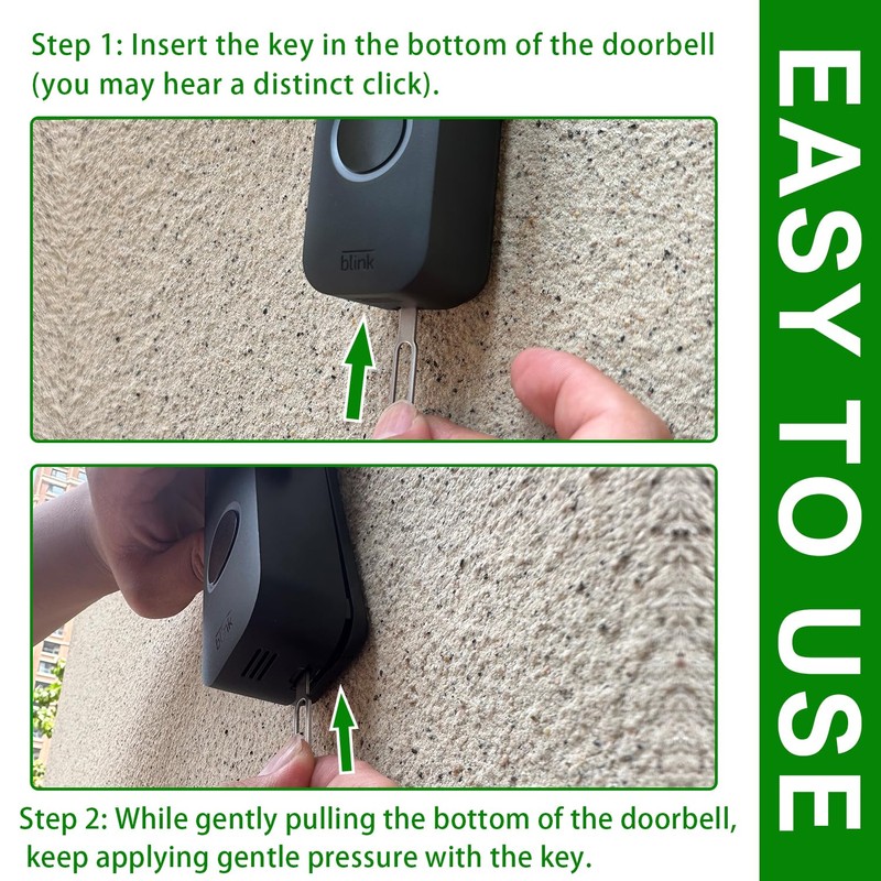 Aieted 4 Pack Blink Doorbell Key Replacement Tool,Blink Doorbell Opening