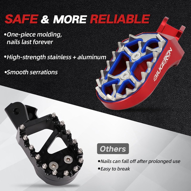 Double Deck Dirt Bike Foot Pegs for Surron S/X TALARIA