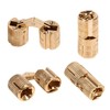 4pcs/Pack Brass Hidden Concealed Hinge Invisible Barrel Hinge for DIY