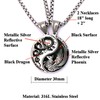 Tapp Collections Dragon and Phoenix Yin Yang 2 316L Stainless
