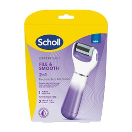 Scholl ExpertCare File and Smooth 2 in 1 Electronic Foot File System