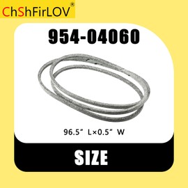 954-04060 96.5in. Mower Deck Belt Fits for Troy Bilt Bronco Cub Cadet LTX 1042 954-04060B 954-04060 754-04060B 754-04060 754-05056（1pc）
