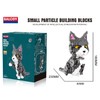 Balody Cat giving the paw. Nanoblocks assembly kit. 1300 pieces
