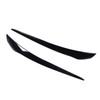 2 Pcs Headlight Eyebrow Headlamp Eyelid Cover Trim Frame Decal