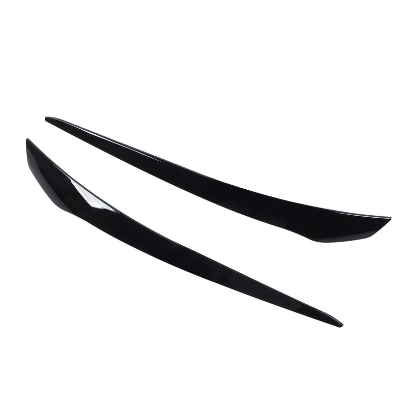 2 Pcs Headlight Eyebrow Headlamp Eyelid Cover Trim Frame Decal