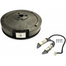 Flywheel with Gear and Magneto & Paralleled Charging Coil Head Light Kit for Predator 420cc 13HP 69736 60340 60349 & For Honda GX340 GX390 11HP 13 HP Gas Engine