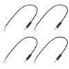 SING F LTD 4pcs 3.5mm Jack Socket 3.5mm Male Plug