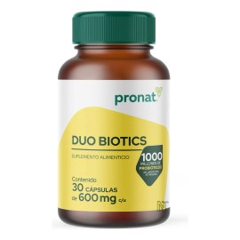 Probióticos Duo Biotics- Pronat- 30 Cápsulas Con Prebióticos
