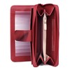 Julia Buxton Heiress Checkbook Wallet Red