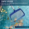 POOLAZA Pool Skimmer Net, Larger Capacity Pool Net Skimmer with