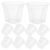 BESPORTBLE 10pcs Orchid Pots Drainage Holes Flower for and Cactus
