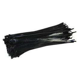 Pack of 1000 Professional Cable Ties Black Industrial Quality 140 mm x 3.6 mm 18.2 kg Tensile Force Nylon Cable Ties for Industrial PC Garden Damstone