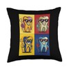 Retro Tooth Comic Funny Dentistry Pop Art Dental Staff Throw