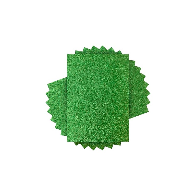 Craft Perfect - Glitter Card - Lucky Shamrock - A4