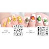 Alexnailart Nail Stamping Plates Set Nature Series Multi Pattern Image