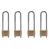 Fu Volante Solid Brass Outdoor Padlocks, 2 inch Wide Body,