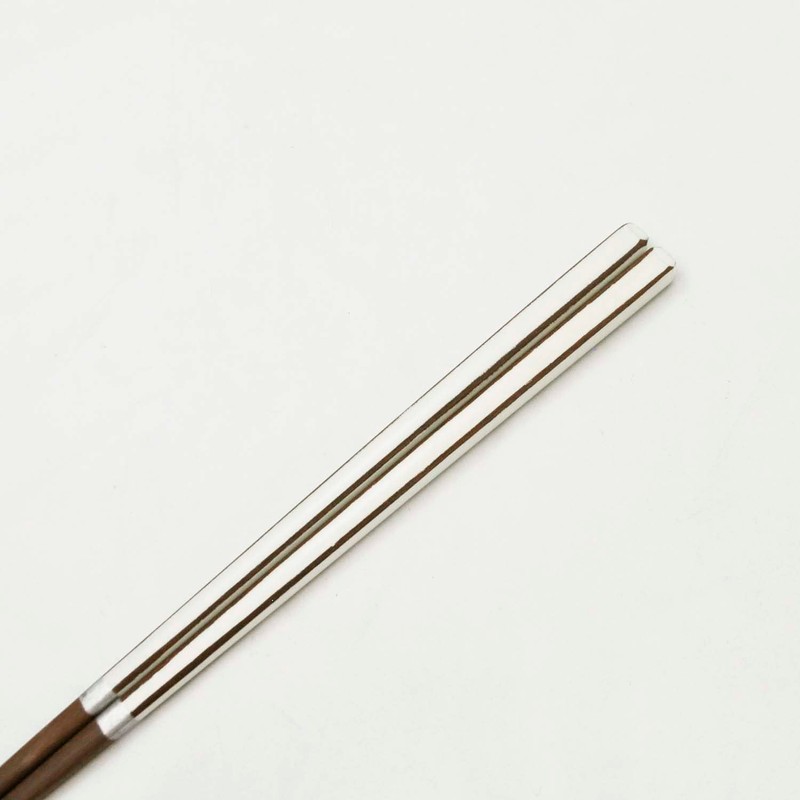 Ishida 11871 Dishwasher-Safe Chopsticks Made in Japan Carre White 9.1