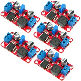 MTDELE 5Pcs Boost Converter XL6019 5A High Power DC-DC Adjustable Module 5V 6V 12V 24V 3-35V to 5-40V Adjustable Voltage