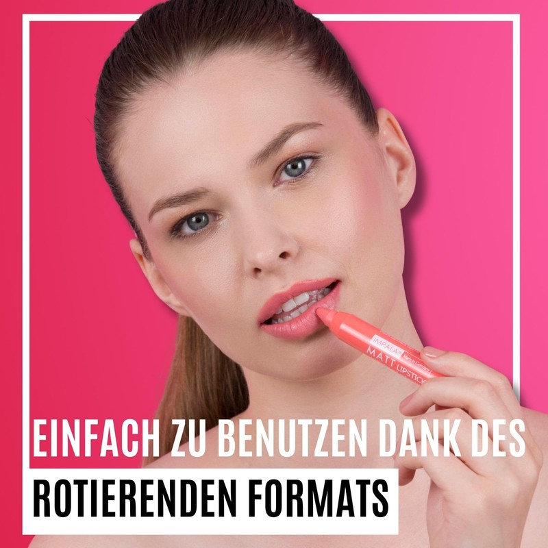 Impala Automatic Matt Lipstick Color 14 Violet´s Secret Super Longlasting