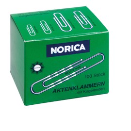 Alco-Albert ALCO-Albert 2262 - Briefklammern mit Kugelenden, geschwellt, 77 mm, 100 Stück