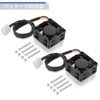 GDSTIME 2PCS 40mm x 20mm 12VDC, PC Case Fan, 4
