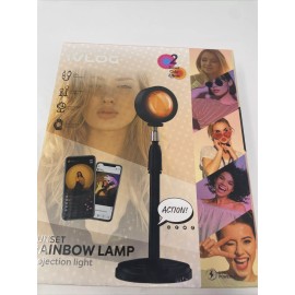 Vivitar Sunset Projector Lamp USB Rainbow LED Desk Night Light Projection Room Decor Viv